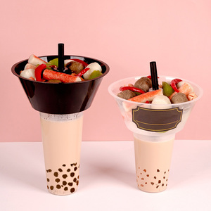 Vaso de Plástico para Jugo de Frutas con Forma Personalizada, de Alta Calidad, Proveedor Chino, MOQ Bajo, Envío Rápido, Desechable - Product Image 3