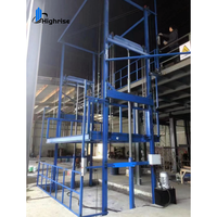 Vertikaler Lastenaufzug, Hydraulischer Wandmontierter Fracht-Aufzug für Keller, Kleiner Güteraufzug