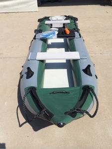 <span class=keywords><strong>Bateau</strong></span> gonflable GTK410 Goboat CE en PVC Drop Stitch, 13,5 <span class=keywords><strong>pieds</strong></span>, 4+1 chambres à air, capacité 3 personnes, léger, pour la navigation en mer - Product Image 2