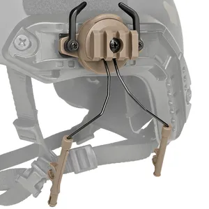 Soporte Táctico para Auriculares para Riel de Casco Rápido de Airsoft de 19-21 mm Adaptador de Montaje con Rotación de 360° Accesorios para Auriculares de Caza - Product Image 3