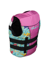 Gilet de sauvetage gonflable léger et confortable pour enfants Highrun en néoprène/PVC/mousse EPE, réfléchissant, certifié CE, avec fermeture éclair
