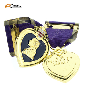 Medallas de Corazón Púrpura de los Estados Unidos de tamaño completo con cinta - Product Image 4