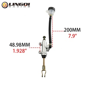 LINGQI Pompe de frein arrière à pied hydraulique pour moto Pit Dirt Bike ATV <span class=keywords><strong>Quad</strong></span> 4 Wheeler - Product Image 2