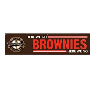 Bannière personnalisée Cleveland Browns Large 2x8 Foot