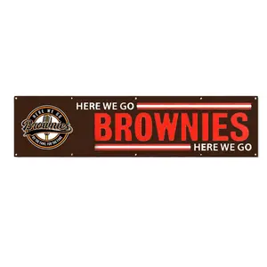 Individuelles Cleveland Browns großes 2×8 Fußbanner