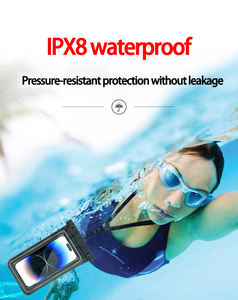 เคสโทรศัพท์กันน้ำปิดผนึกกระเป๋าโฟมว่ายน้ำกระเป๋าโทรศัพท์กันน้ำสำหรับการดำน้ำลอย - Product Image 5