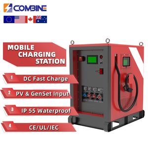 Hybrid 40kWh 60kWh Mobile EV Charge Station 20kW CCS2 Fast Charge Solar Power Industrial and Commercial <b>Energy</b> <b>Storage</b> <b>System</b> - Product Image 4