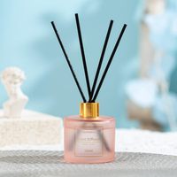 Diffuseurs à bâtonnets d'aromathérapie sans alcool et sans flamme, longue durée, en verre irrégulier, sans BPA, faits à la main, autonomie 1 mois