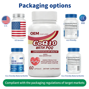 Cápsulas de CoQ10 Veganas al por Mayor OEM, 100% a Base de Plantas, Cumplen con las Normas de la UE, Etiquetado y Empaquetado Personalizados, Suplemento Apto para Veganos - Product Image 4