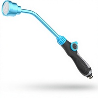 DTRK Lance d'arrosage en aluminium 19 pouces, pulvérisateur détachable 1000 trous, contrôle du débit par pouce, pour tuyau d'arrosage, paniers suspendus et plantes