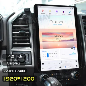 Autoradio da 14.5 pollici per Ford Raptor F150 2015-2022 Android Auto Multimedia player navigazione GPS WIFI Carplay Head Unit