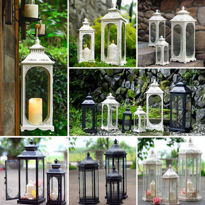 Vintage Mini Metalen Glazen Kandelaar Bruiloft Lantaarns Beloven Lage Moq Voor Thuis Tafelblad Outdoor Decor Kerst Ijzer Fancy - Product Image 2