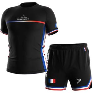 Shorts d'entraînement de la série Elite nationale, durables, à séchage rapide, respirants, flexibilité maximale pour MMA, BJJ, Jiu Jitsu No Gi - Product Image 2