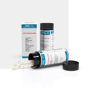 Bandelettes de test urinaire précises pour usage clinique (100 unités) - Bandelettes réactives urinaires marquées CE avec détection de nitrites et de leucocytes - Product Image 1