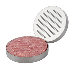 Presse <span class=keywords><strong>à</strong></span> viande ronde manuelle en alliage d'aluminium antiadhésif pour barbecue, <span class=keywords><strong>moule</strong></span> pour hamburger et <span class=keywords><strong>steak</strong></span> - Product Image 2