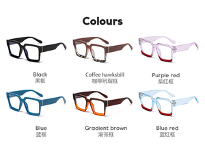 Gran oferta 881, <span class=keywords><strong>gafas</strong></span> cuadradas transfronterizas con montura grande, <span class=keywords><strong>gafas</strong></span> antiazules <span class=keywords><strong>baratas</strong></span> - Product Image 6