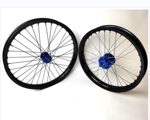 <span class=keywords><strong>Jantes</strong></span> en alliage d'aluminium de vélo électrique avant 19 <span class=keywords><strong>pouces</strong></span> <span class=keywords><strong>16</strong></span> <span class=keywords><strong>pouces</strong></span> arrière personnalisées en usine pour Surron Light Bee - Product Image 1