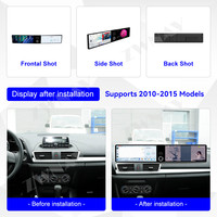 ZWNAV Double écran tactile Android IPS 12,3 pouces, autoradio GPS Navi, système audio stéréo pour Mazda 3 2010-2015, lecteur multimédia DVD, unité principale