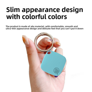 Smart Diamond-Shaped Bluetooth Keychain Anti-Theft Alarm Two-Way <b>GPS</b> IPX5 Waterproof 4G Network Anti-Lost Positioning Plastic - Product Image 3