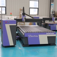 Enrutador CNC para Madera AccTek 1325 con Mesa de Ranura en T para Fabricación Estable de Paneles de Madera, Letreros y Tableros, Máquina Enrutadora CNC Automática