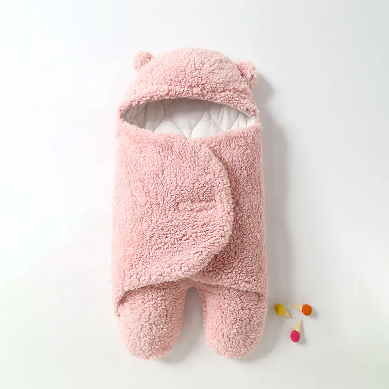 Schlafsack ban bayi lait Harga wajar bungkus bayi kantong tidur kain wol domba Kantung tidur bayi di disesuaikan