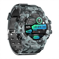 Reloj Inteligente LC21 con Linterna, Brújula, Pantalla de 1.32 Pulgadas, Resistente al Agua IP68, Monitor de Frecuencia Cardíaca, Rastreador de Actividad Física, Reloj Inteligente Deportivo