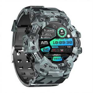 Montre connectée LC21 avec lampe de poche, boussole, écran 1,32 pouces, étanche IP68, moniteur de fréquence cardiaque, tracker de fitness, montre connectée - Product Image 1