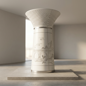 Panneau de revêtement de colonne décoratif en acier inoxydable découpé au laser et soudé pour façade de bâtiment intérieure et extérieure - Product Image 5