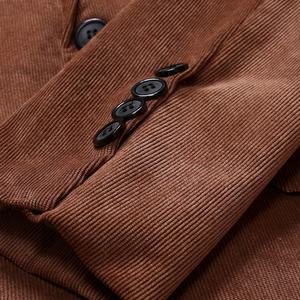 <strong>2025</strong> New <strong>Mens</strong> <strong>Suit</strong> Black Corduroy Jacket 6XL Business Casual Outfits Red Sport <strong>Coat</strong> Brown Blazer - Product Image 6