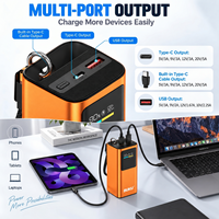 Batterie externe 100W ORANGE 20000mAh, chargeur portable, double sortie Type-C, charge rapide PD, avec écran TFT MG-G210