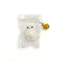 Mini Jouet Squishy en TPR Souple, Jouet Anti-Stress à Presser, Simulation de Boulette Chinoise, Décompression à Rebond Lent, Soulagement du Stress, Unisexe
