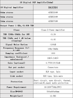 Amplificateur de puissance professionnel DA32K4, matériau de coque, amplificateur audio stable à 2 ohms