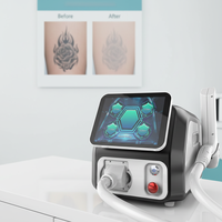 Machine professionnelle de suppression de tatouages au laser Nd:YAG Q-Switched 532nm/1064nm pour usage domestique et commercial