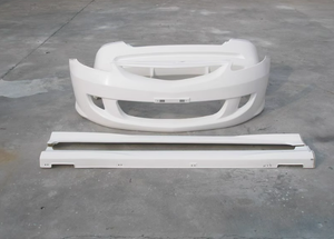 02-07 para Honda GD1/2 Fit <span class=keywords><strong>CS</strong></span> Bumper Bodykit Nueva pieza de repuesto de parachoques delantero de plástico con recortes de escape para fines de actualización - Product Image 4