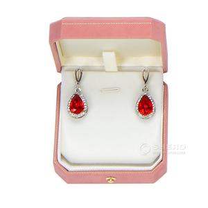 Customized Hot-selling Luxury Design Ring Jewelry <b>Earrings</b> Packaging Carton Velvet Necklace Gift Set Sales <b>Storage</b> Paper Box - Product Image 1