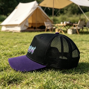 Custom 3D Embroidered Trucker <b>Hat</b> Unisex Breathable Mesh Baseball Cap Golf Sun <b>Hat</b> Adjustable Sun <b>Hat</b> for Outdoor Sports - Product Image 3