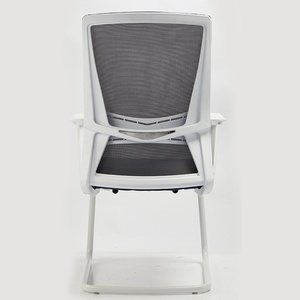 Chaises de formation en maille à accoudoirs fixes pour conférences, chaises de bureau pour salle de réunion sans roulettes - Product Image 5