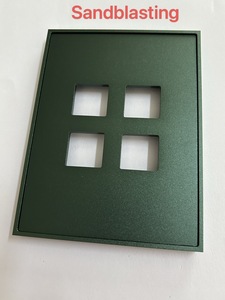 บริการงานกลึง CNC ความแม่นยำสูง โครงสวิตช์อะลูมิเนียมอัลลอยด์สีทองสำหรับบ้านอัจฉริยะ - Product Image 4