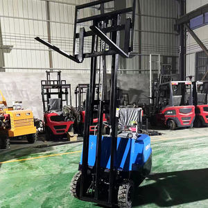 รถยกไฮดรอลิกแบบใหม่ของจีน รถยกพาเลทขนาดเล็ก รถยกพาเลทแบบซ้อน 1 ตัน - Product Image 6