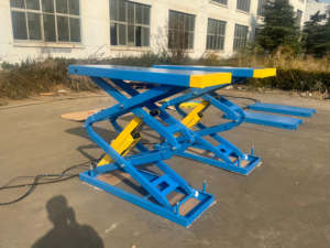 <span class=keywords><strong>Table</strong></span> élévatrice à ciseaux hydraulique à double cylindre souterraine de petite taille avec une capacité de 3,5 tonnes - Product Image 2