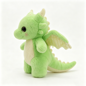Peluche de dragón personalizado, Peluche de dragón bebé, Peluche de dragón verde, Peluche de dragón adorable - Product Image 3