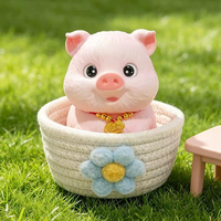 Jouets personnalisés à presser en forme de chat, cochon, lapin – Jouets souples à remontée lente pour soulager le stress – Cadeaux mignons en forme d'animaux pour filles et bureau