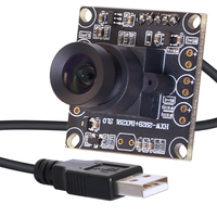 Módulo de Cámara Industrial USB con Visión Nocturna Starlight HD de 1080P, IMX291, 5mm, 60 sin Distorsión, Montaje M12, Compatibilidad con Múltiples SO