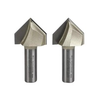 Joseph Offre Spéciale Fraise CNC Carbure 1/2 1/4 Tige Outils de gravure 3D pour sculpter le bois Arden Fraise en forme de V
