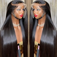 Vente en gros cheveux vietnamiens bruts alignés sur les cuticules perruque suisse Hd avec fermeture en dentelle perruques sans colle cheveux humains avant de lacet perruques pour les femmes noires