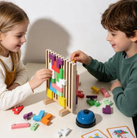 Nouveau jeu de société de combat à double bloc, jeu de cartes à deux joueurs, puzzle éducatif avec interaction parent-enfant