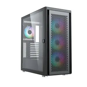 Nieuwe Ontwerp Fabriek Gaming Computer Case Atx Pc Case Hd Usb3.0 Mesh Mesh Computer Case & Torens Server Chassis