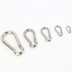 En çok satan DIN5299 karabina 304/316 paslanmaz çelik açık endüstriyel için yaylı kancalar yaylı tırmanma donanım - Product Image 6