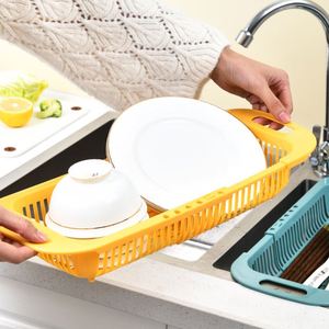 Panier égouttoir rétractable en plastique pour évier de cuisine, idéal pour laver les fruits et légumes - Vente en gros personnalisée - Product Image 5