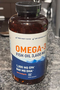 Kapsul Omega 3 <span class=keywords><strong>Softgel</strong></span> untuk Pria Wanita Suplemen Vegan EPA DHA Minyak Ikan Kapsul <span class=keywords><strong>Softgel</strong></span> - Product Image 3